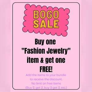 BOGO Fashion Jewelry Sale Buy One Get One FREE Earrings Keychains Charms Hair
